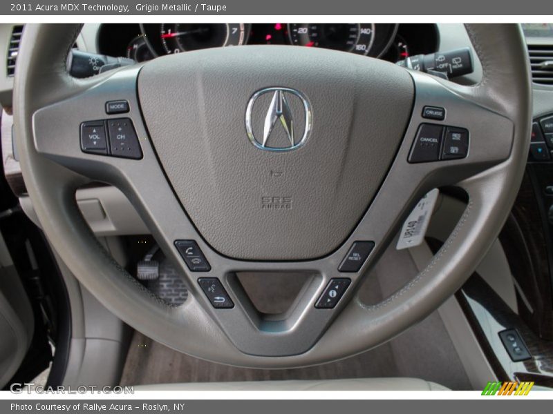 Grigio Metallic / Taupe 2011 Acura MDX Technology