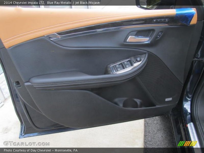 Blue Ray Metallic / Jet Black/Mojave 2014 Chevrolet Impala LTZ