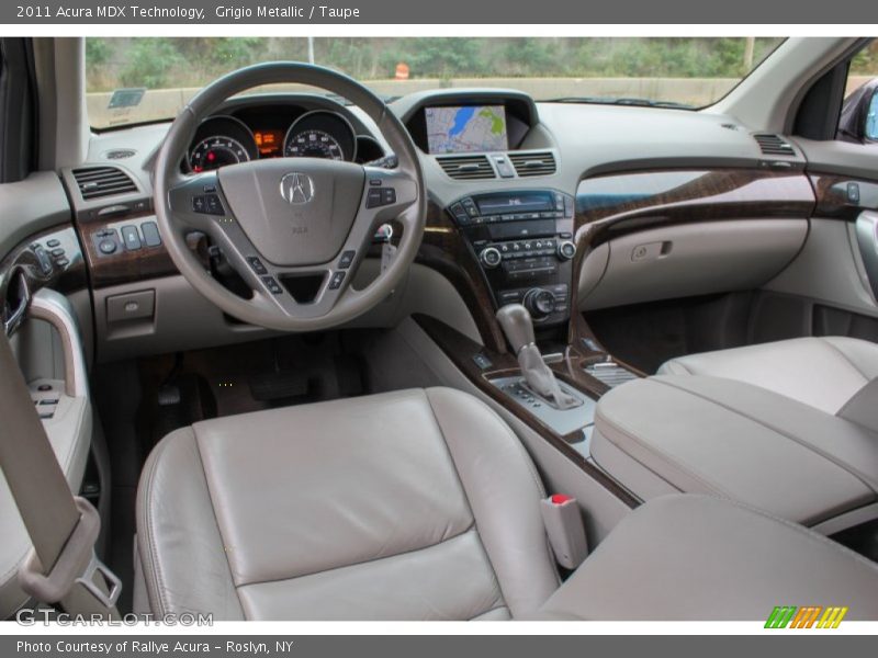 Grigio Metallic / Taupe 2011 Acura MDX Technology