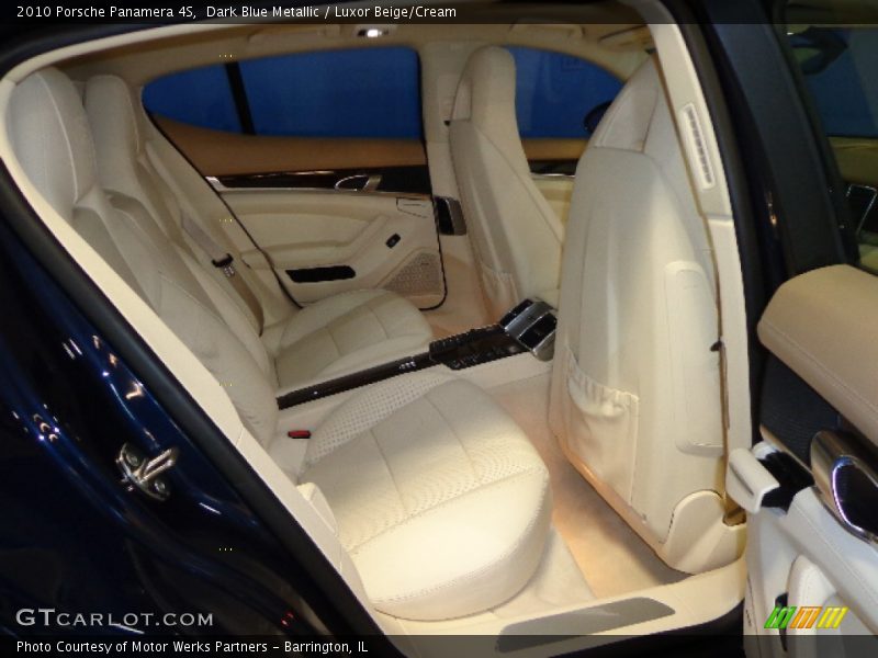 Dark Blue Metallic / Luxor Beige/Cream 2010 Porsche Panamera 4S