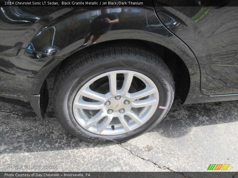 Black Granite Metallic / Jet Black/Dark Titanium 2014 Chevrolet Sonic LT Sedan