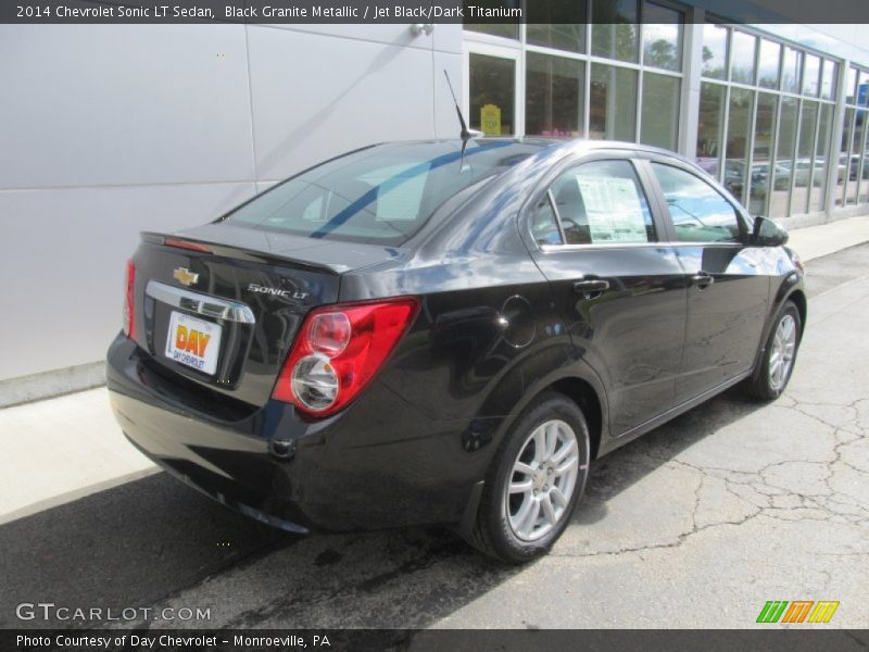 Black Granite Metallic / Jet Black/Dark Titanium 2014 Chevrolet Sonic LT Sedan