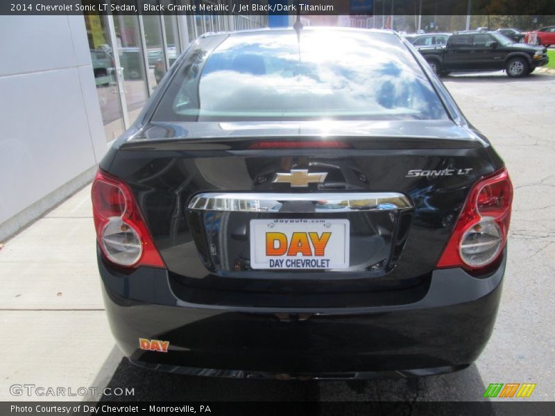 Black Granite Metallic / Jet Black/Dark Titanium 2014 Chevrolet Sonic LT Sedan