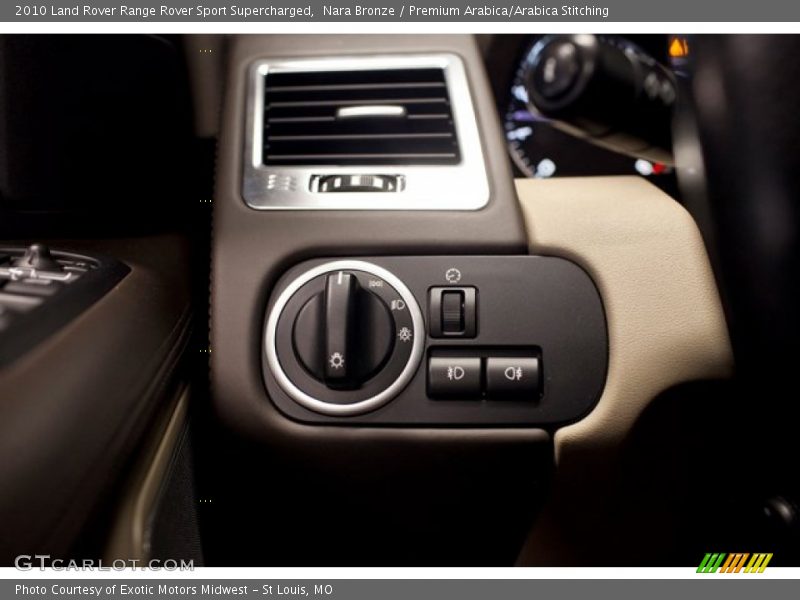Nara Bronze / Premium Arabica/Arabica Stitching 2010 Land Rover Range Rover Sport Supercharged