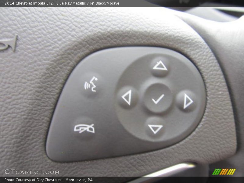 Blue Ray Metallic / Jet Black/Mojave 2014 Chevrolet Impala LTZ