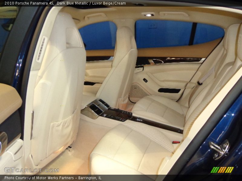 Dark Blue Metallic / Luxor Beige/Cream 2010 Porsche Panamera 4S