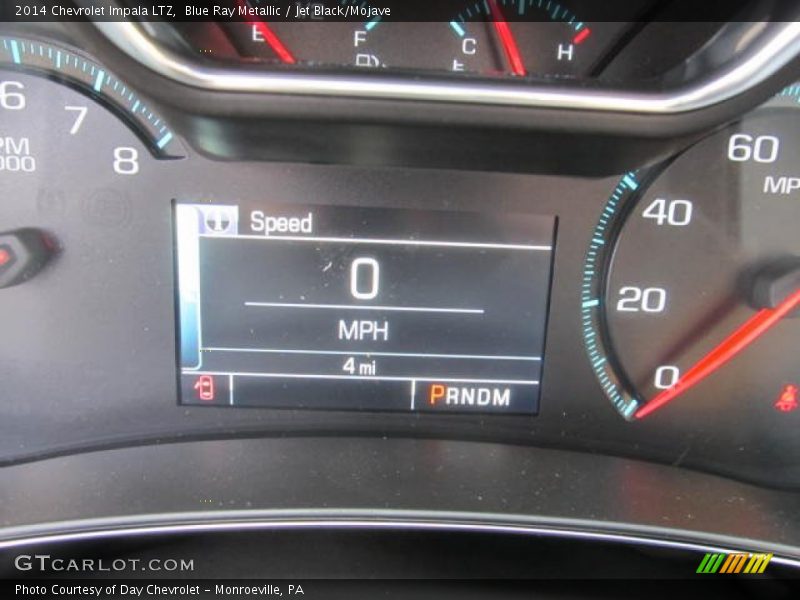 Blue Ray Metallic / Jet Black/Mojave 2014 Chevrolet Impala LTZ