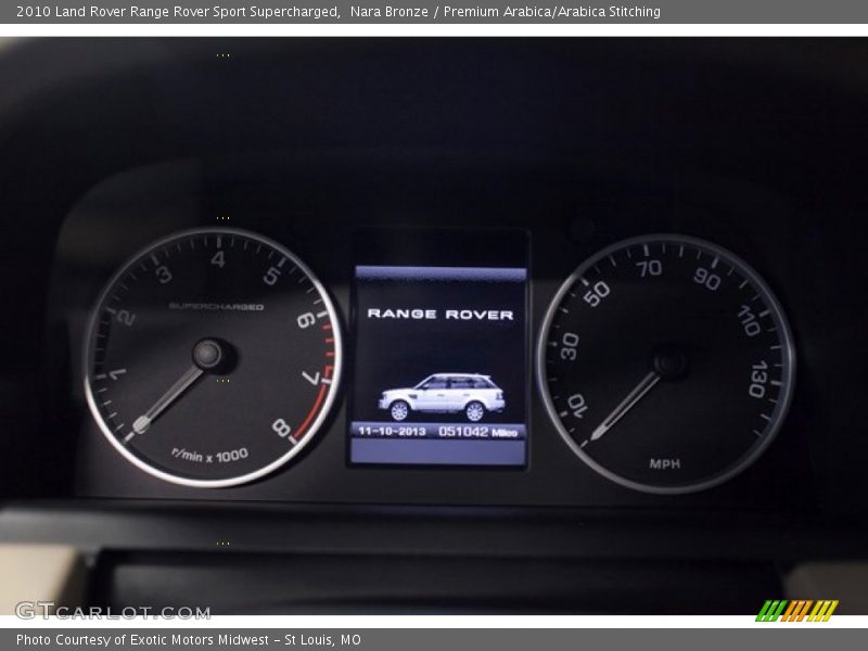  2010 Range Rover Sport Supercharged Supercharged Gauges