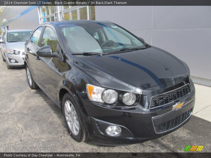 Black Granite Metallic / Jet Black/Dark Titanium 2014 Chevrolet Sonic LT Sedan