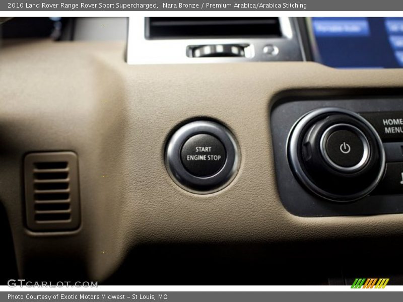 Controls of 2010 Range Rover Sport Supercharged