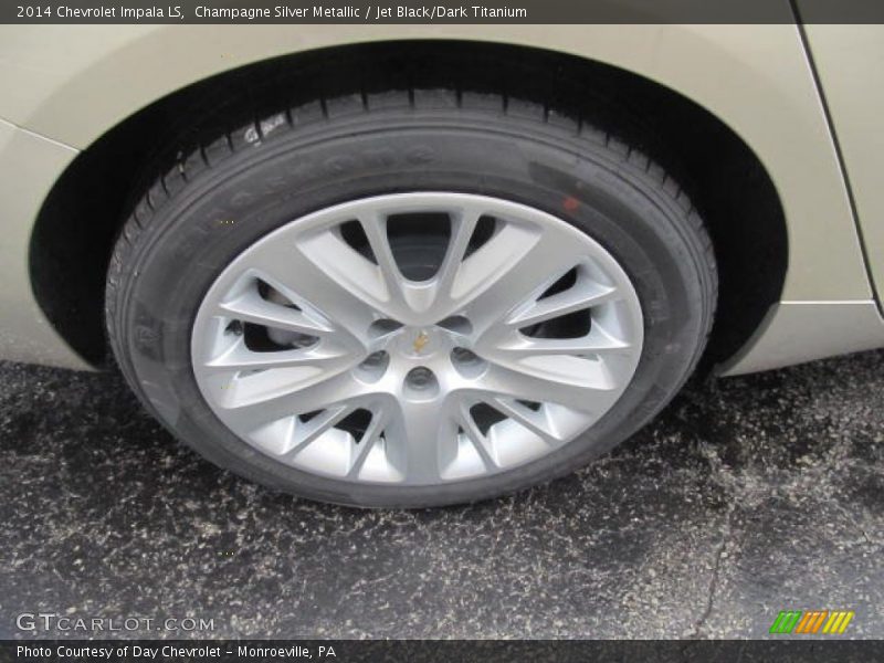 Champagne Silver Metallic / Jet Black/Dark Titanium 2014 Chevrolet Impala LS