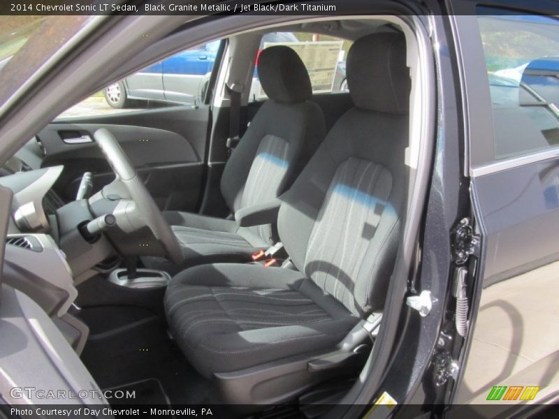 Black Granite Metallic / Jet Black/Dark Titanium 2014 Chevrolet Sonic LT Sedan