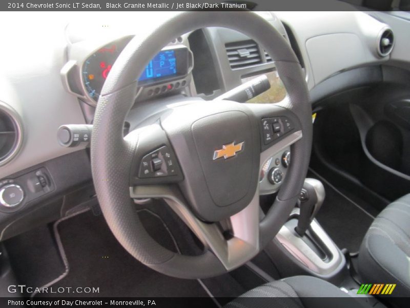 Black Granite Metallic / Jet Black/Dark Titanium 2014 Chevrolet Sonic LT Sedan