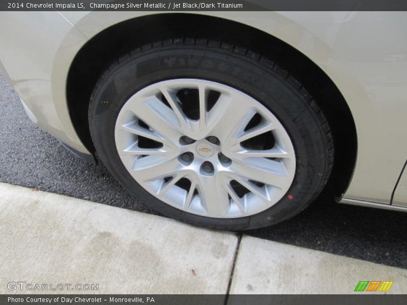 Champagne Silver Metallic / Jet Black/Dark Titanium 2014 Chevrolet Impala LS