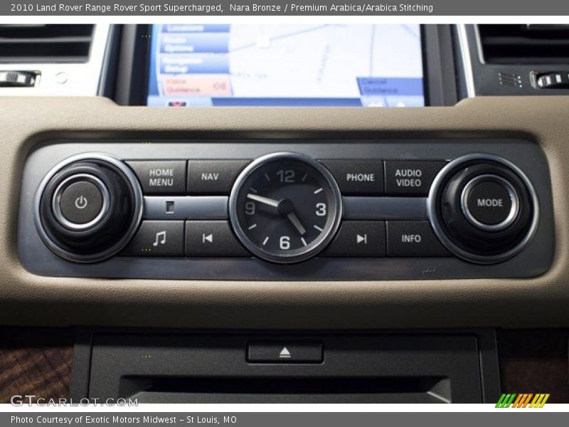 Controls of 2010 Range Rover Sport Supercharged