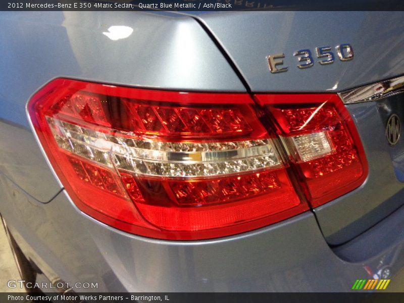 Quartz Blue Metallic / Ash/Black 2012 Mercedes-Benz E 350 4Matic Sedan