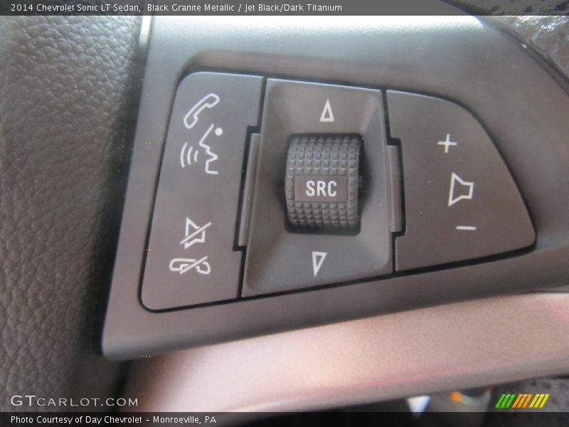 Black Granite Metallic / Jet Black/Dark Titanium 2014 Chevrolet Sonic LT Sedan