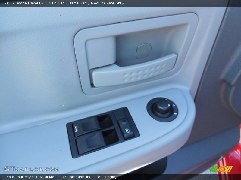 Flame Red / Medium Slate Gray 2005 Dodge Dakota SLT Club Cab