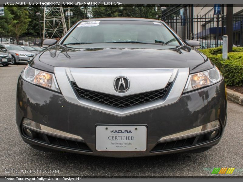 Grigio Gray Metallic / Taupe Gray 2011 Acura TL 3.5 Technology