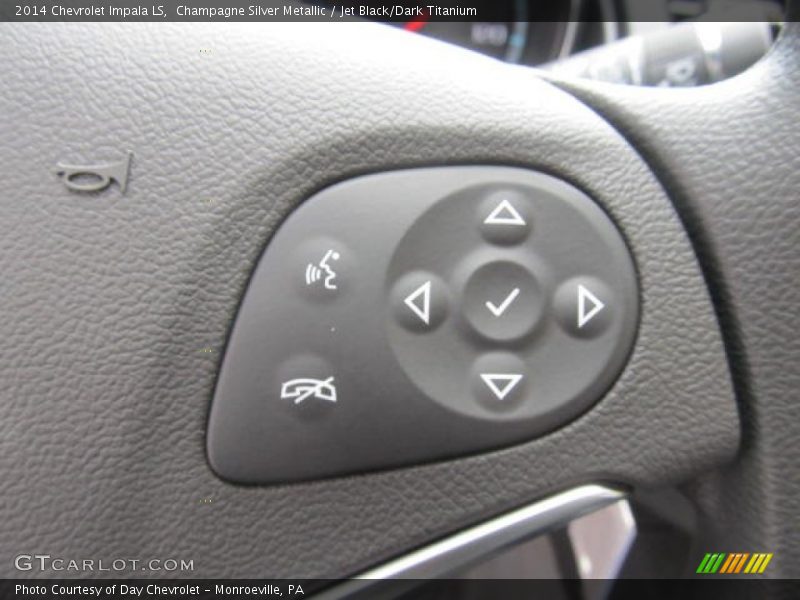 Champagne Silver Metallic / Jet Black/Dark Titanium 2014 Chevrolet Impala LS