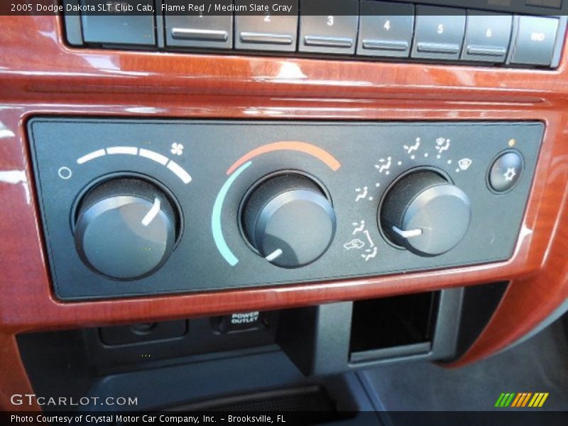 Controls of 2005 Dakota SLT Club Cab