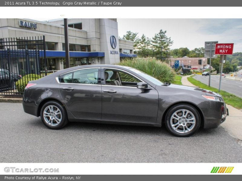 Grigio Gray Metallic / Taupe Gray 2011 Acura TL 3.5 Technology