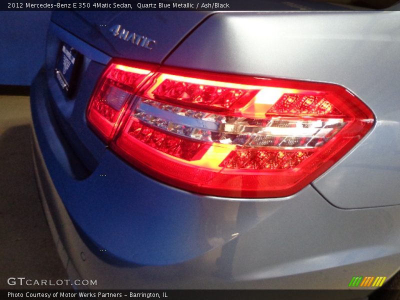Quartz Blue Metallic / Ash/Black 2012 Mercedes-Benz E 350 4Matic Sedan