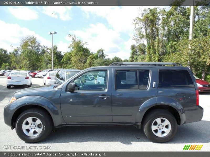 Dark Slate Metallic / Graphite 2010 Nissan Pathfinder S FE+