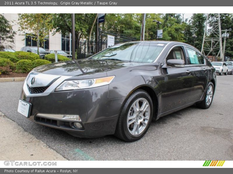 Grigio Gray Metallic / Taupe Gray 2011 Acura TL 3.5 Technology