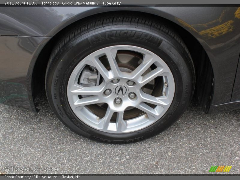 Grigio Gray Metallic / Taupe Gray 2011 Acura TL 3.5 Technology