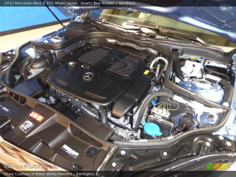 Quartz Blue Metallic / Ash/Black 2012 Mercedes-Benz E 350 4Matic Sedan