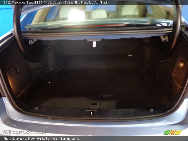 Quartz Blue Metallic / Ash/Black 2012 Mercedes-Benz E 350 4Matic Sedan