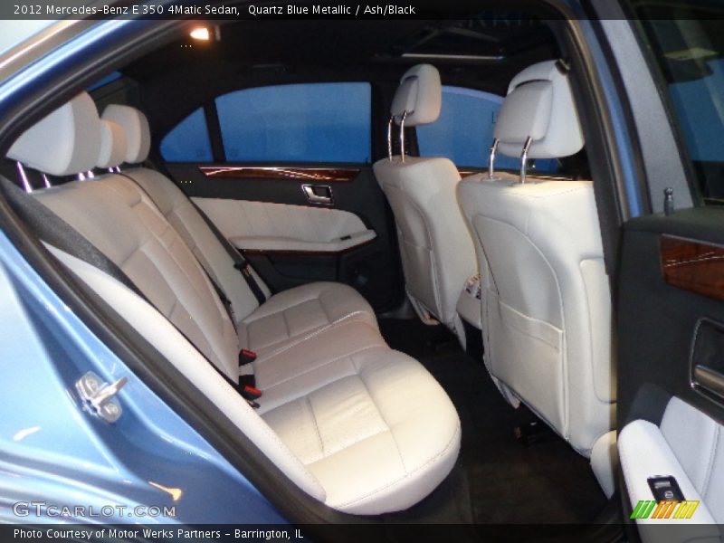 Quartz Blue Metallic / Ash/Black 2012 Mercedes-Benz E 350 4Matic Sedan