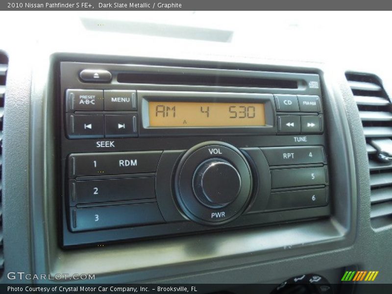 Dark Slate Metallic / Graphite 2010 Nissan Pathfinder S FE+