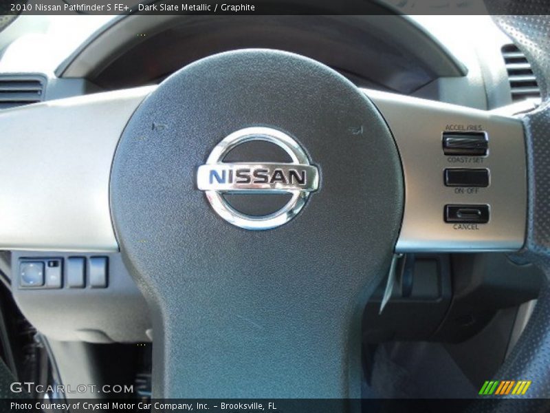 Dark Slate Metallic / Graphite 2010 Nissan Pathfinder S FE+
