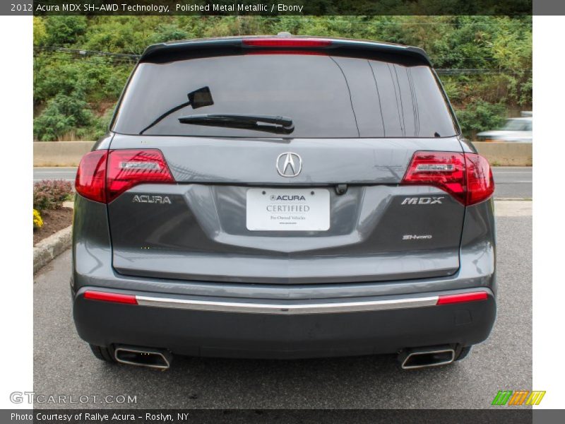 Polished Metal Metallic / Ebony 2012 Acura MDX SH-AWD Technology