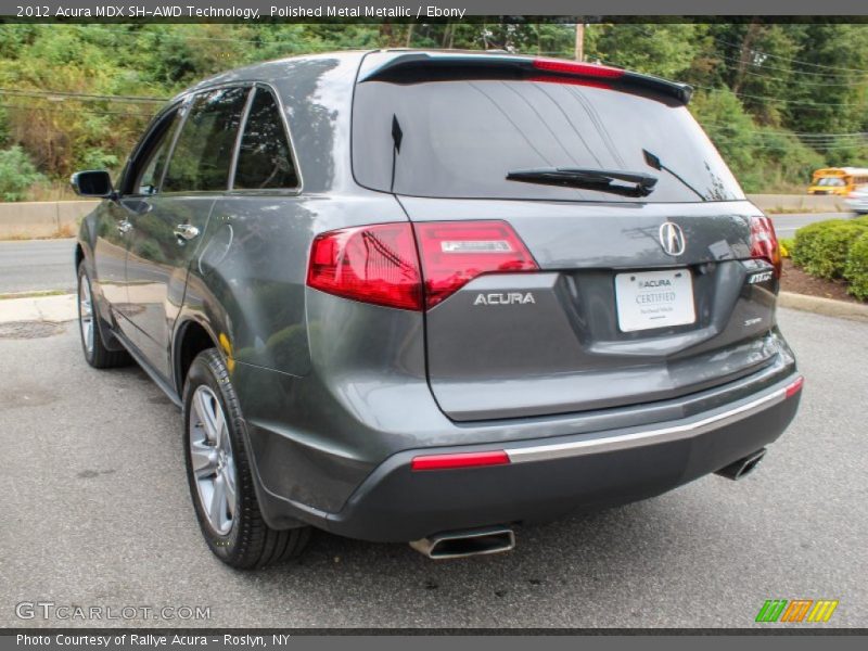 Polished Metal Metallic / Ebony 2012 Acura MDX SH-AWD Technology