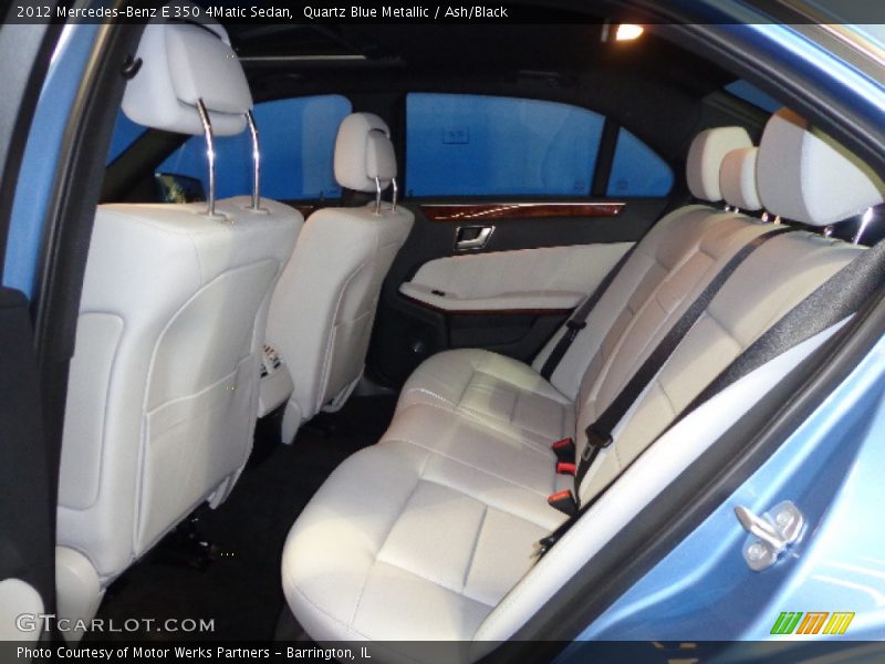 Quartz Blue Metallic / Ash/Black 2012 Mercedes-Benz E 350 4Matic Sedan
