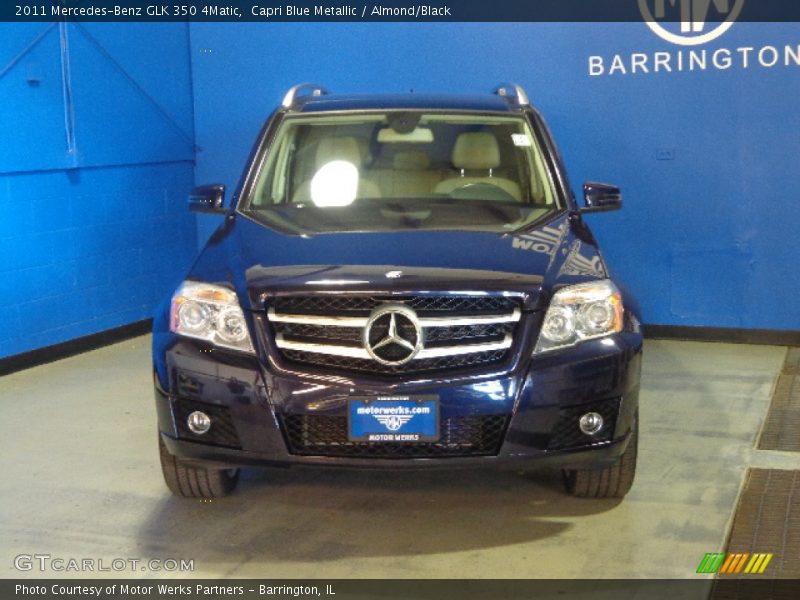 Capri Blue Metallic / Almond/Black 2011 Mercedes-Benz GLK 350 4Matic