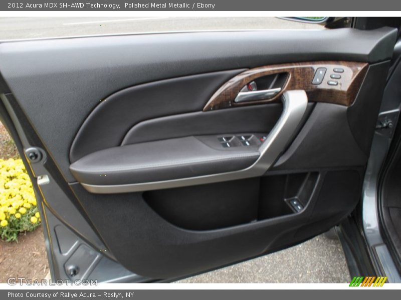 Polished Metal Metallic / Ebony 2012 Acura MDX SH-AWD Technology