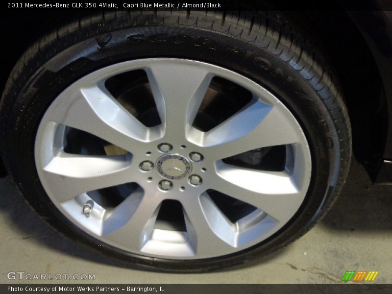 Capri Blue Metallic / Almond/Black 2011 Mercedes-Benz GLK 350 4Matic