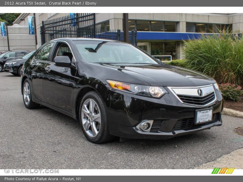 Crystal Black Pearl / Ebony 2012 Acura TSX Sedan