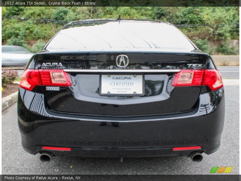 Crystal Black Pearl / Ebony 2012 Acura TSX Sedan