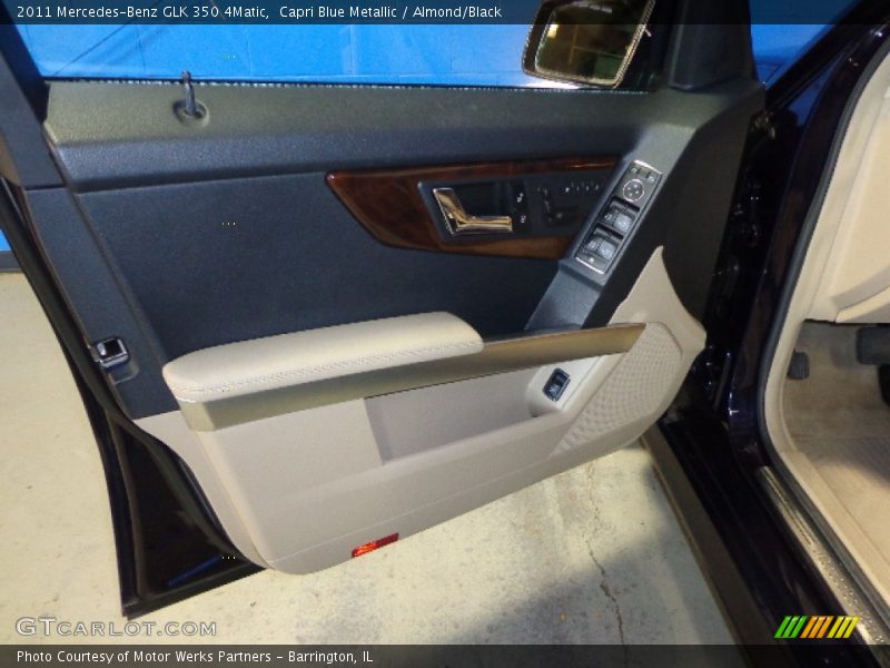 Capri Blue Metallic / Almond/Black 2011 Mercedes-Benz GLK 350 4Matic
