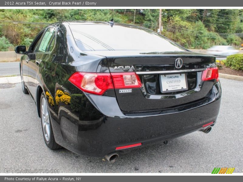 Crystal Black Pearl / Ebony 2012 Acura TSX Sedan