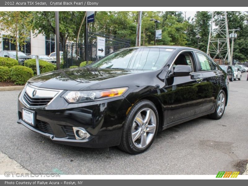 Crystal Black Pearl / Ebony 2012 Acura TSX Sedan