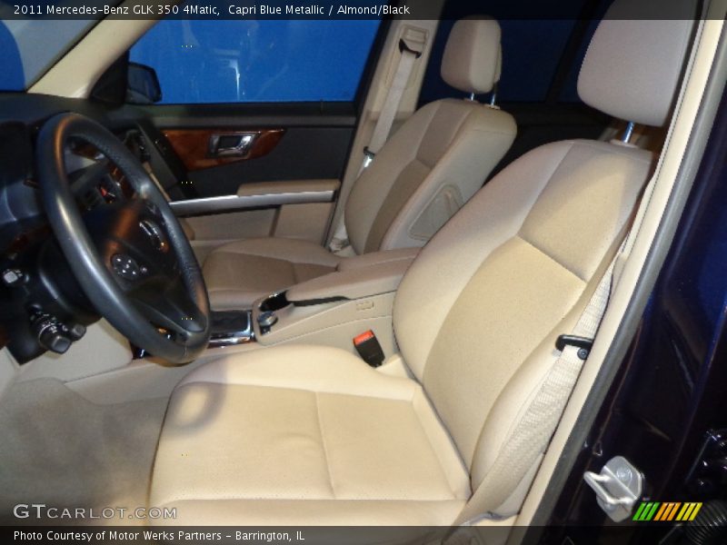 Capri Blue Metallic / Almond/Black 2011 Mercedes-Benz GLK 350 4Matic