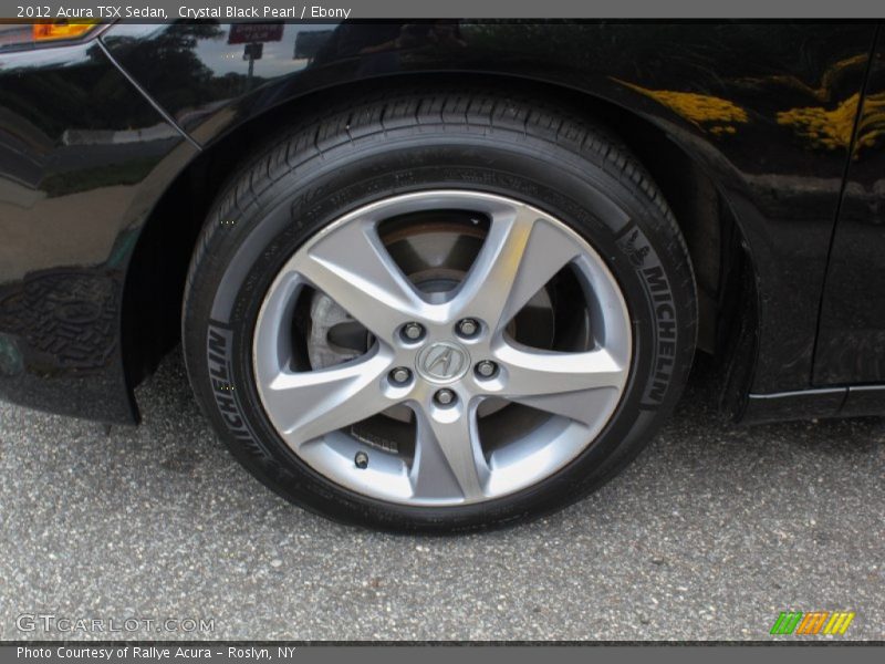 Crystal Black Pearl / Ebony 2012 Acura TSX Sedan
