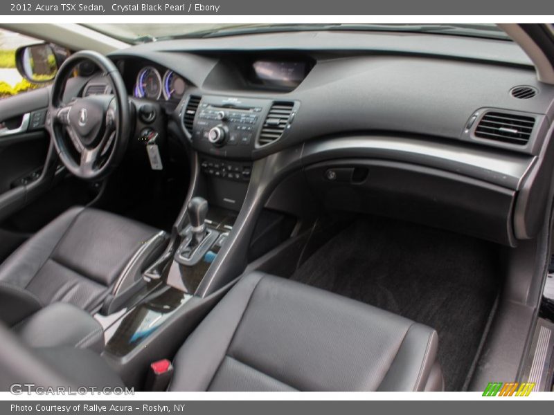 Crystal Black Pearl / Ebony 2012 Acura TSX Sedan
