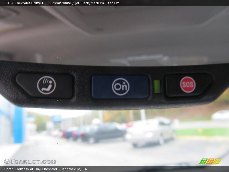 Summit White / Jet Black/Medium Titanium 2014 Chevrolet Cruze LS